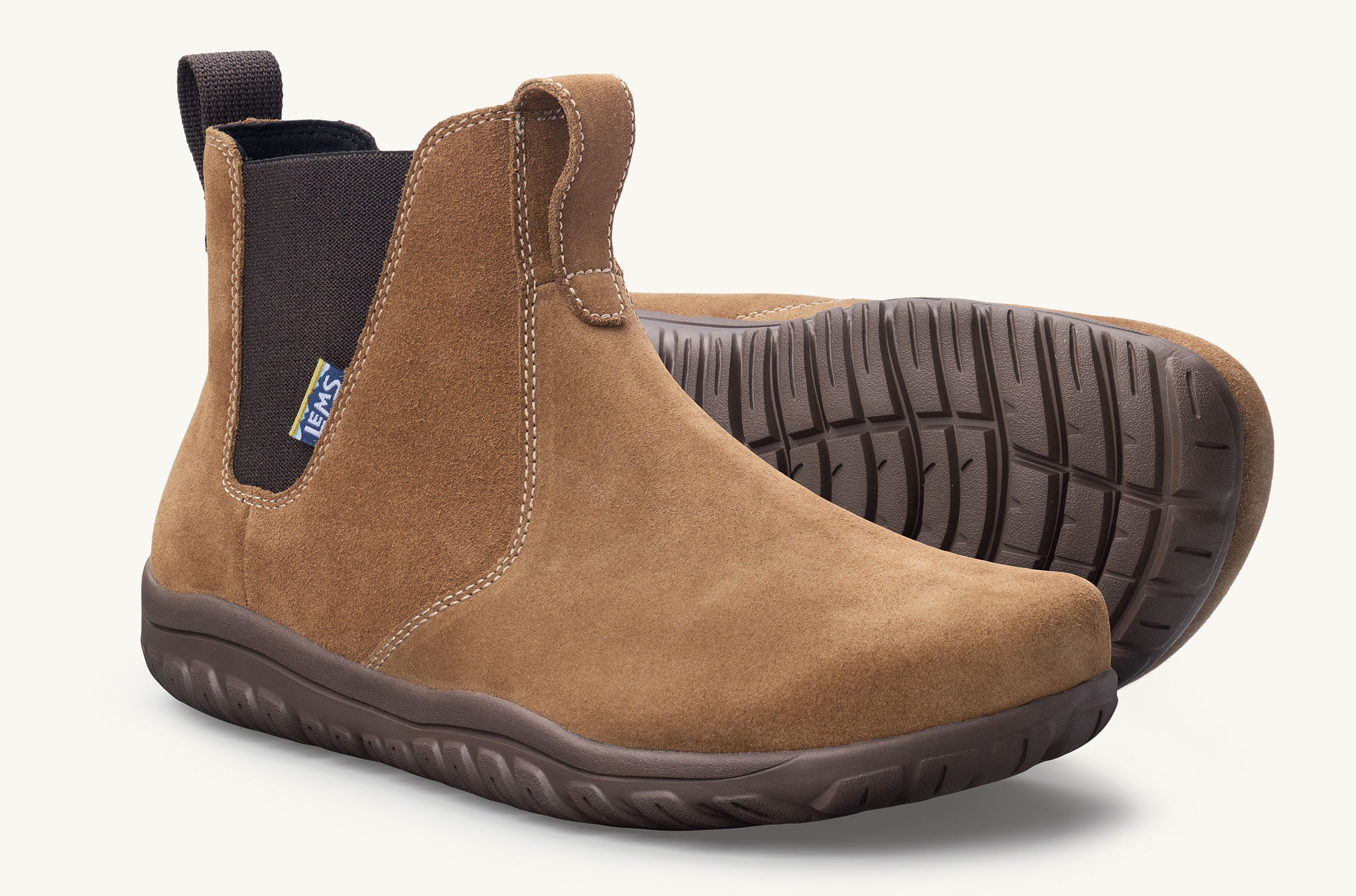 Men's Chelsea Suede Barefoot Boot